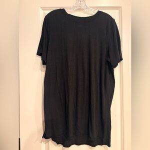 lululemon athletica oversized Black lightweight Short Sleeve Tee